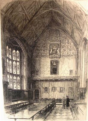 cc00758 Christ's Hall.jpg; cc00758; The Hall, Christ's College; picture